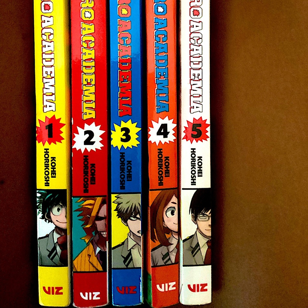 My Hero Academia soft cover, 1-5 manga